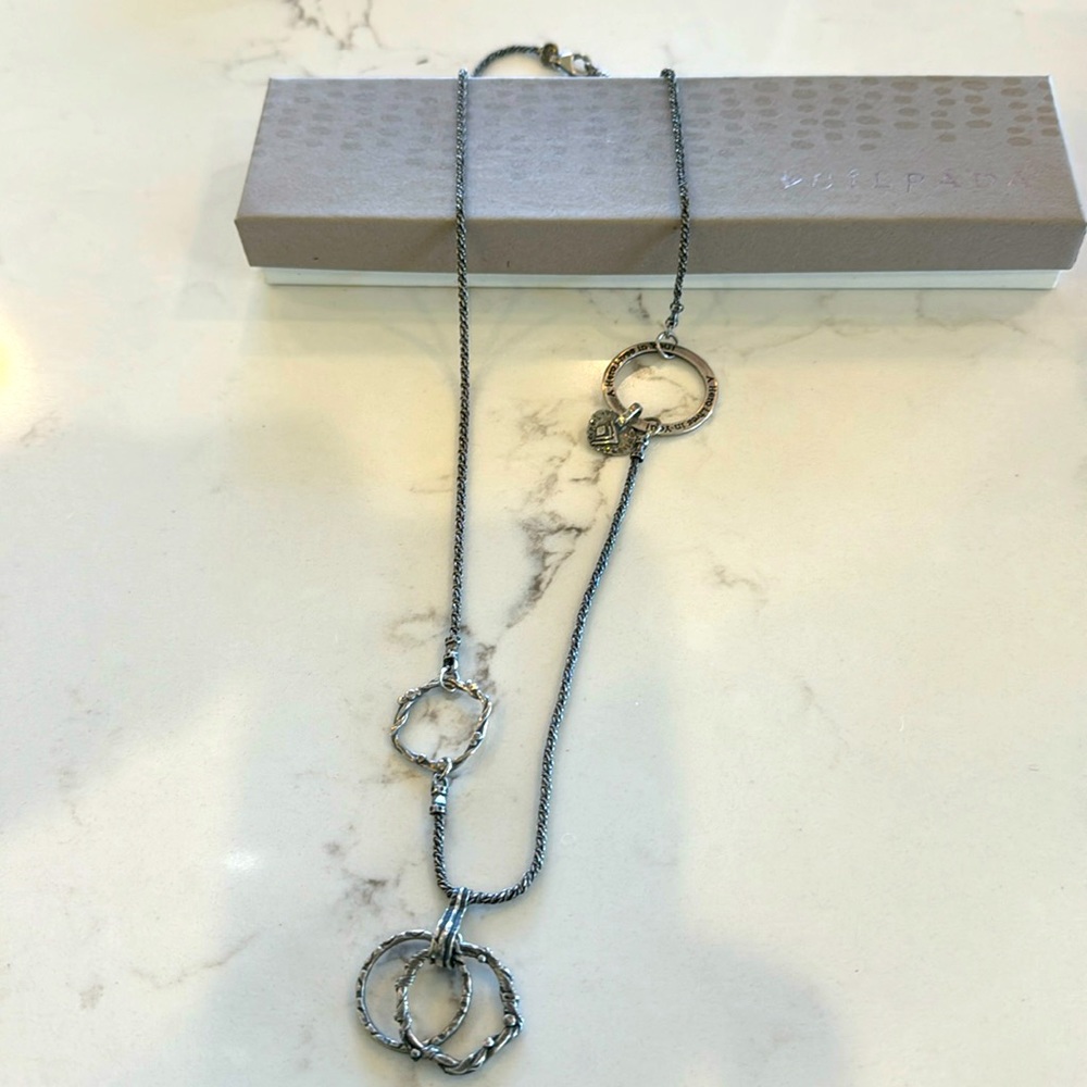 Silpada oxidized conference necklace-reps only.